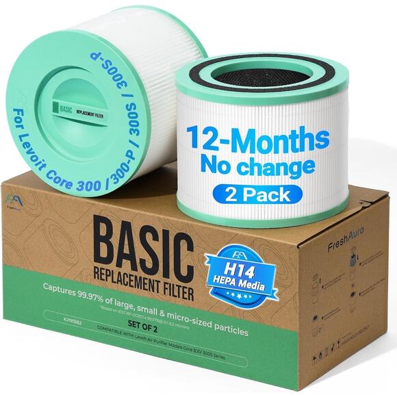 Freshaura Other - 2025 Upgraded 2 Pack Core 300s Pet-Enhanced Filter for Levoit Core 300 Core 300s